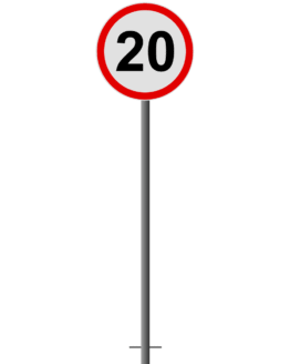 Įbetonuojamas Ženklas "Greitis"