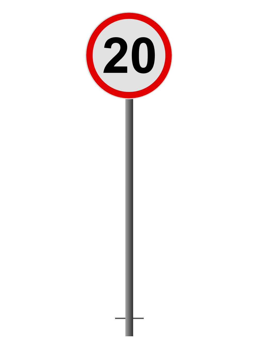 Įbetonuojamas Ženklas "Greitis"
