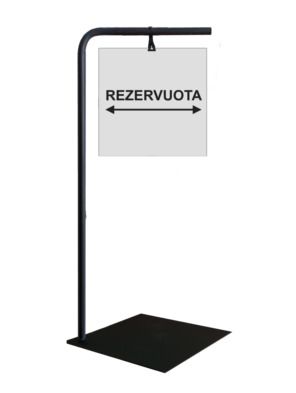 Pastatomas Ženklas Informacinis Stendas "REZERVUOTA"