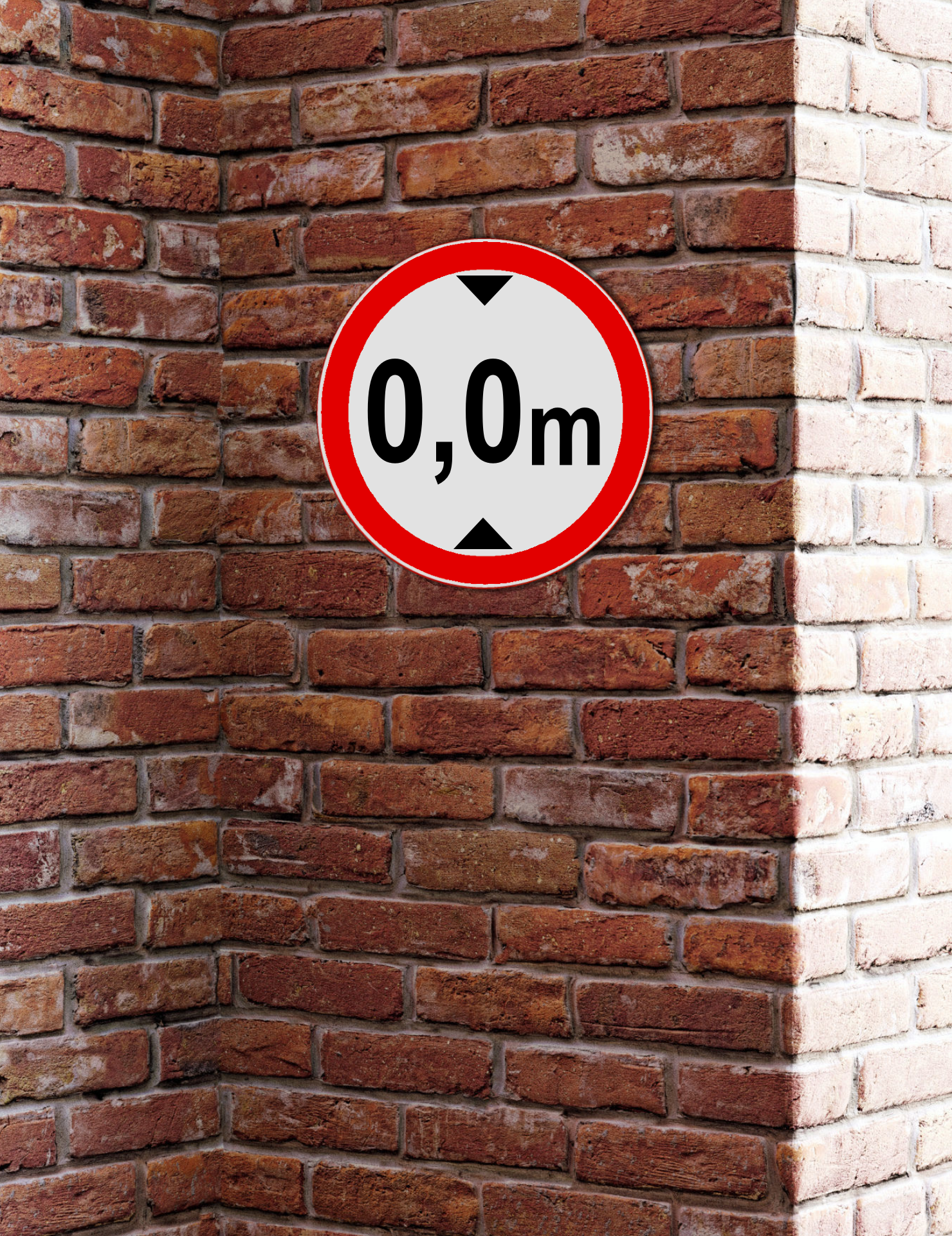 Ženklas - 316 - ribotas aukštis. Draudžiama važiuoti transporto priemonėmis, kurios (su kroviniu ar be jo) platesnės, negu nurodyta kelio ženkle