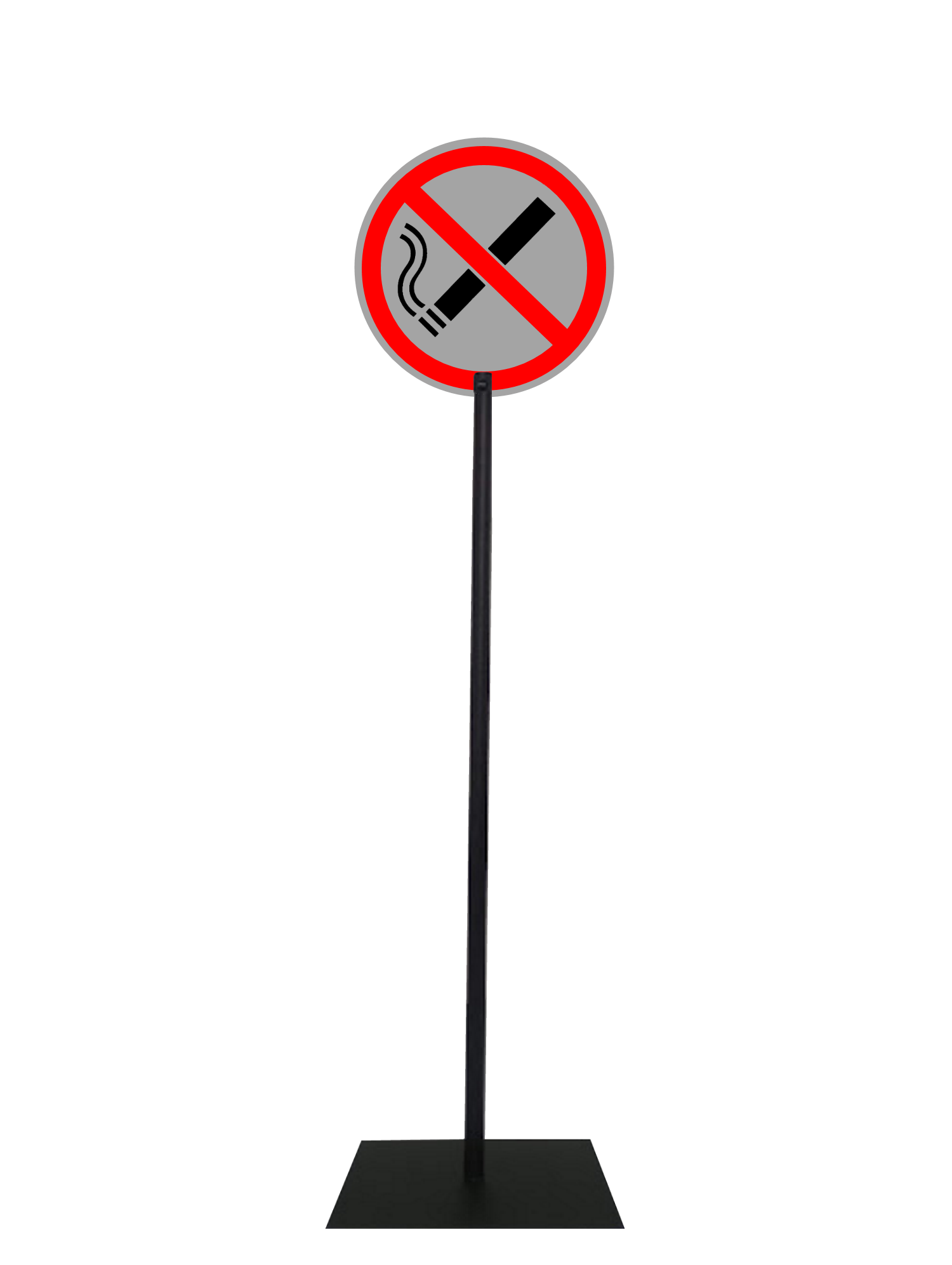 Pastatomas ženklas "Rūkyti Draudžiama"