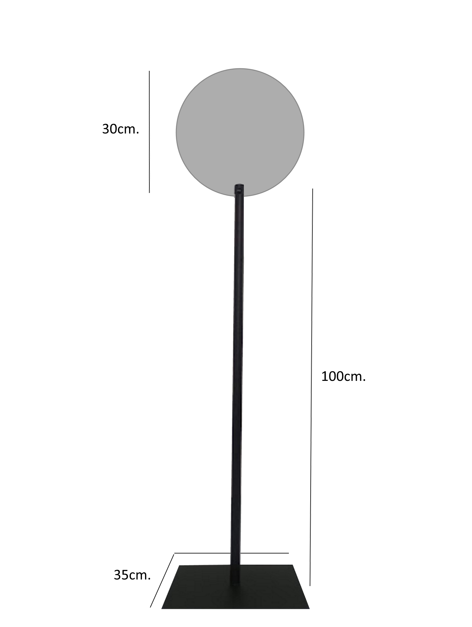 Pastatomi I formos ženklai, stendai