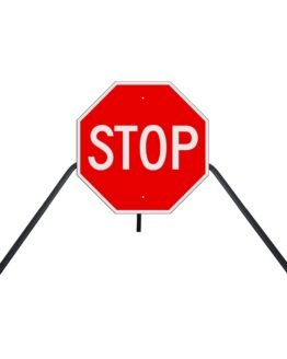 Stabilus Sulenkiamas Ženklas "STOP"