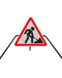 Stabilus Sulenkiamas Ženklas "Darbai Kelyje"