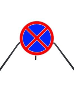 Stabilus Sulenkiamas Ženklas "Sustoti ir Stovėti Draudžiama"