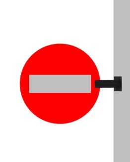 Šoninis Sieninis Ženklas "Plyta"