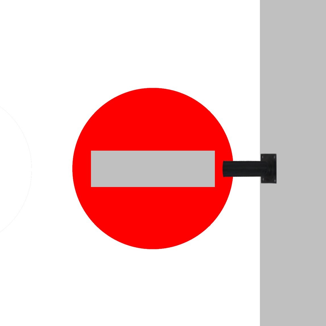 Šoninis Sieninis Ženklas "Plyta"